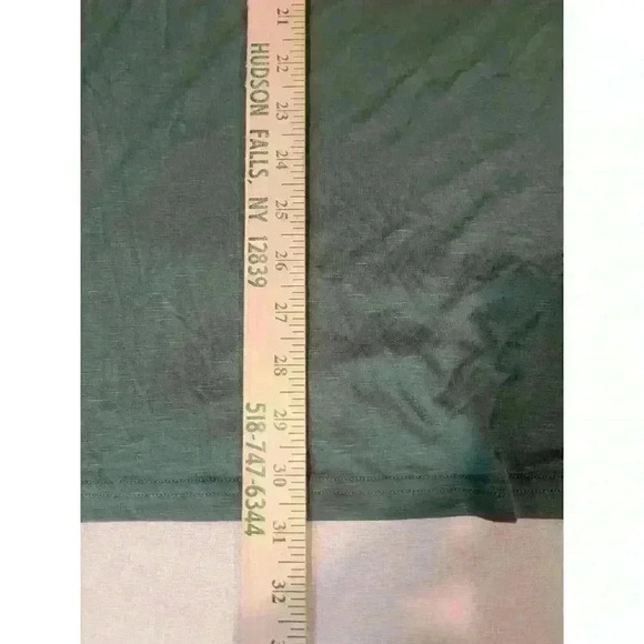 Suzanne Betro Top Womens Plus 2X Green Lace Blouse Bell Sleeve Keyhole Boho New - Picture 14 of 14